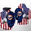 Houston Astros All Over Print US Flag 3D Hoodie Zipper