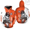 Houston Astros Jack Skellington and Zero 3D Hoodie in All Over Print