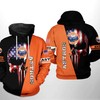 Houston Astros MLB US Flag Skull 3D Hoodie