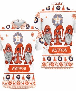 Houston Astros Ugly Sweatshirt and Personalized 3D Printed All Over Print Polo Shirt for a cozy winter night