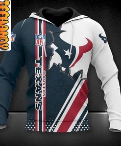 Houston Texans Football NFL 3D Hoodie for Fans