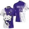 Hug It Out with the Hello Kitty Kentucky Wildcats Logo 3D Personalized Polo Shirt