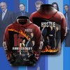 Hustle Never Stops Custom All Over Print Hoodie