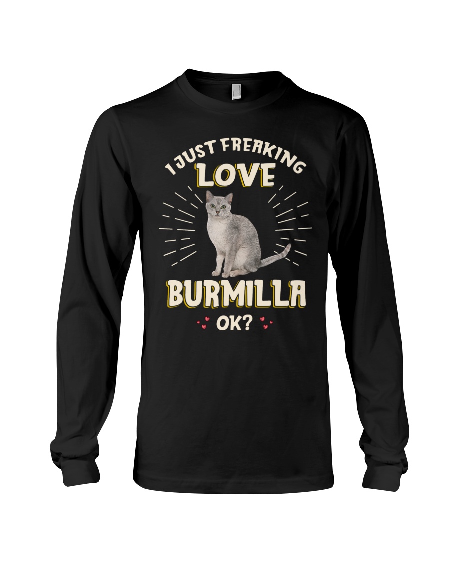 I Just Freaking Love Burmilla Vintage Style Sweatshirt - Image 3