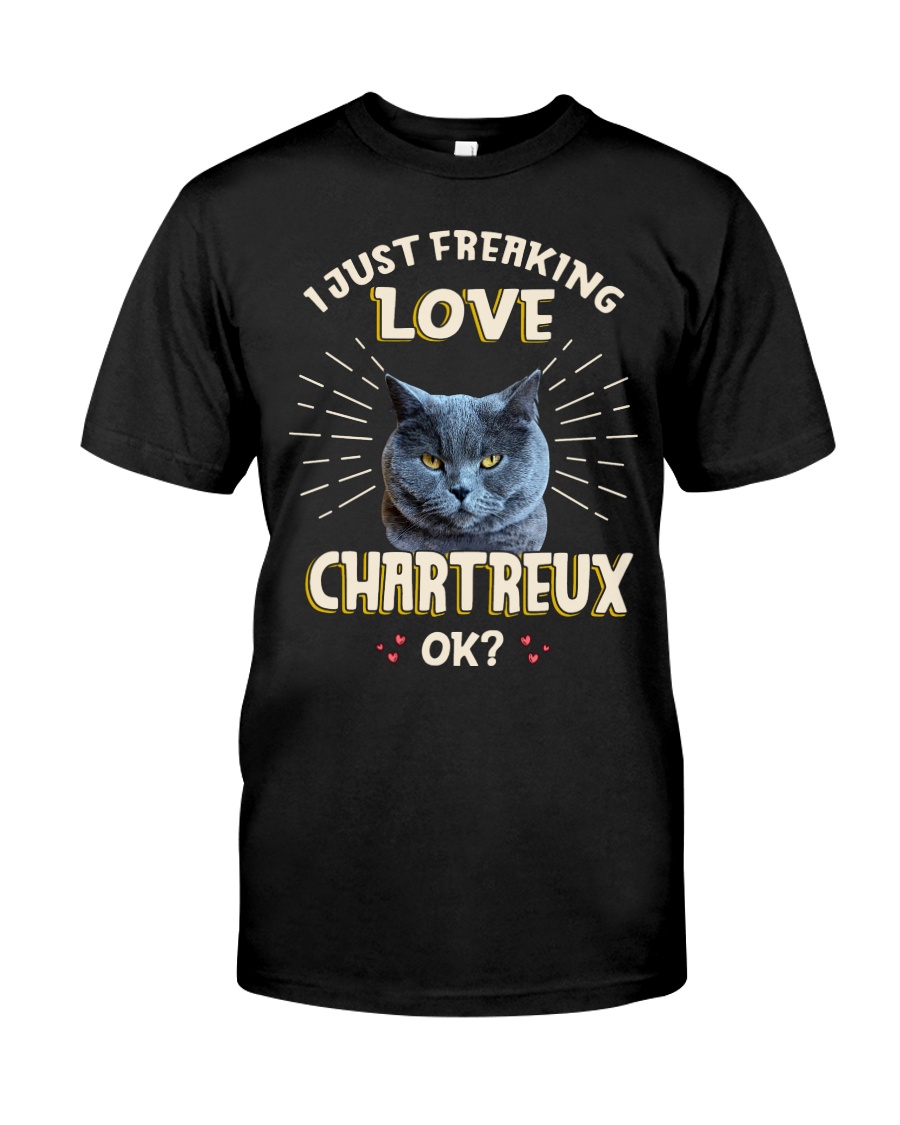 I Just Freaking Love Chartreux Vintage Style Hoodie
