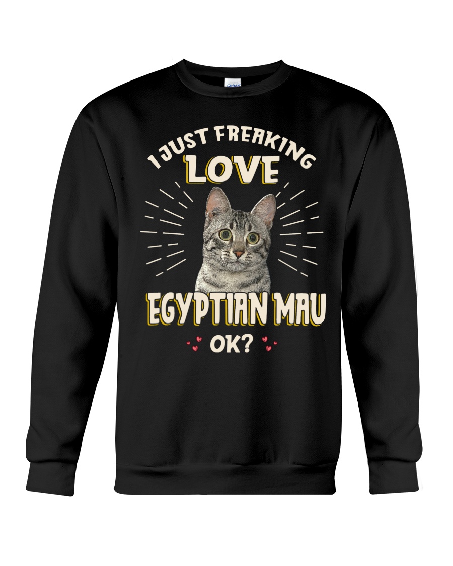 I Just Freaking Love Egyptian Mau Vintage Style T-Shirt - Image 4