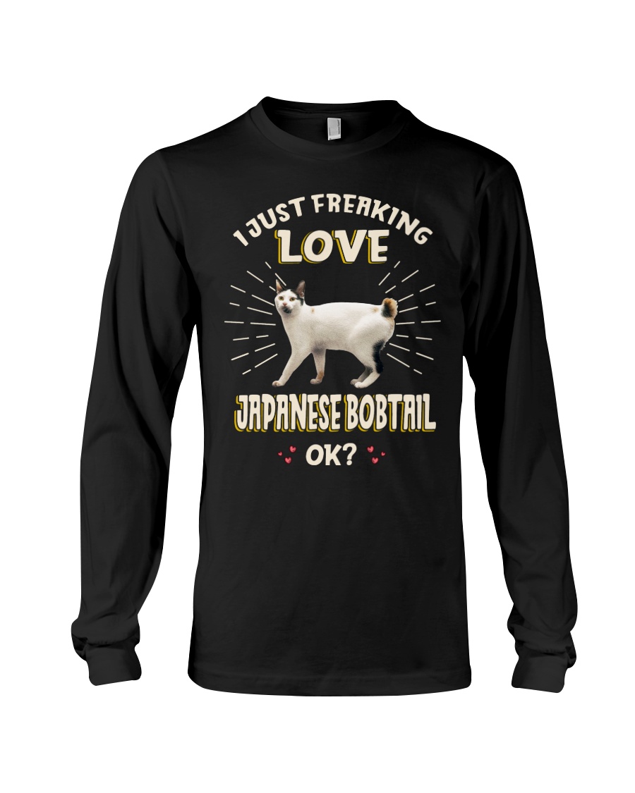 I Just Freaking Love Japanese Bobtail Vintage Style Sweatshirt - Image 3