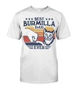 I Love Cats Burmilla T-Shirt For Men - Celebrate Your Love For Your Feline Companion