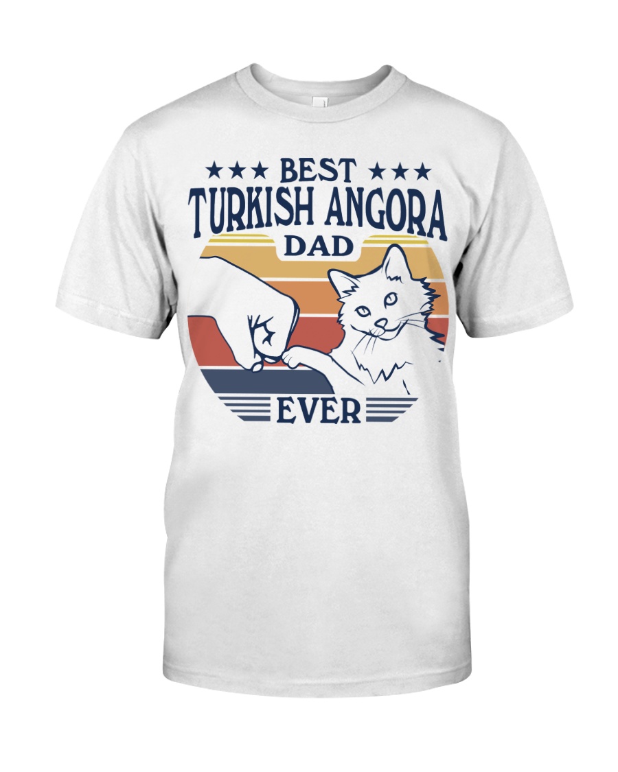 I Love Cats Turkish Angora T-Shirt For Men - A Soft And Cuddly Addition To Your Cat Clothing Collection