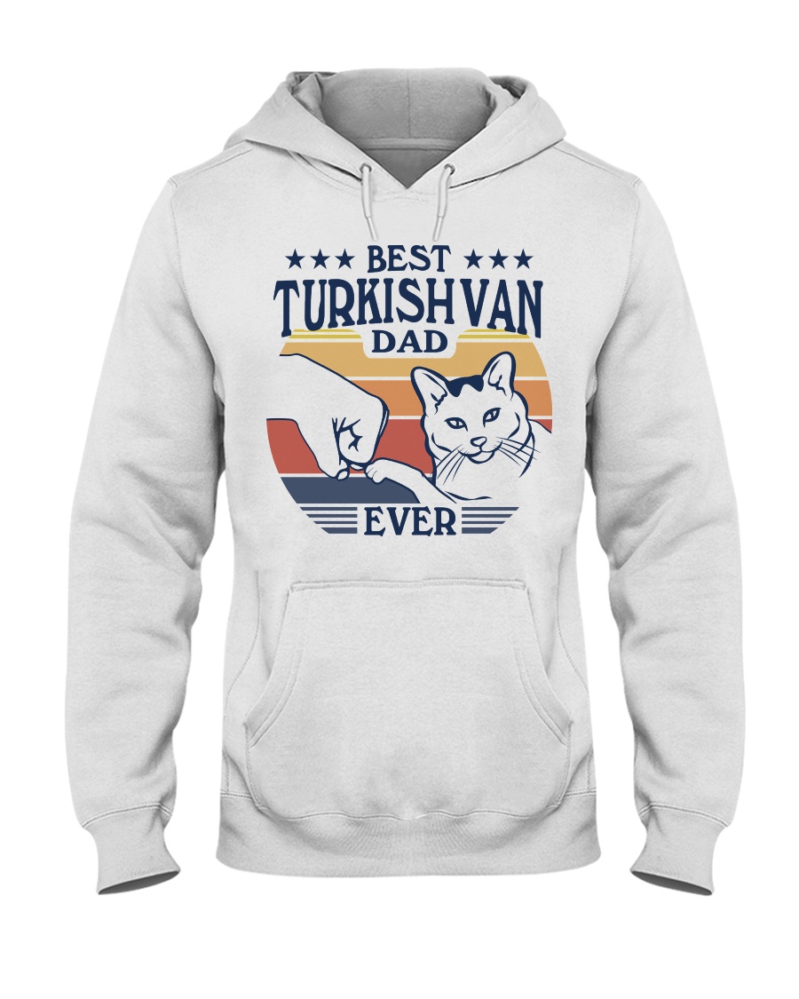 I Love Cats Turkish Van T-Shirt For Men - Show Your Love For Your Feline Companion - Image 2