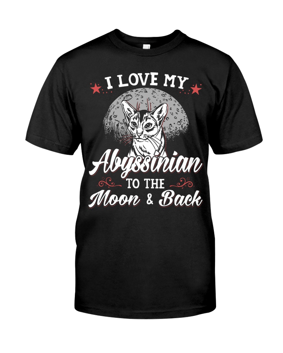 I Love My Abyssinian To The Moon And Back Sweatshirt