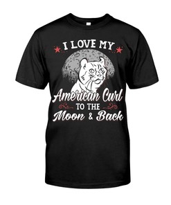 I Love My American Curl To The Moon And Back Hoodie