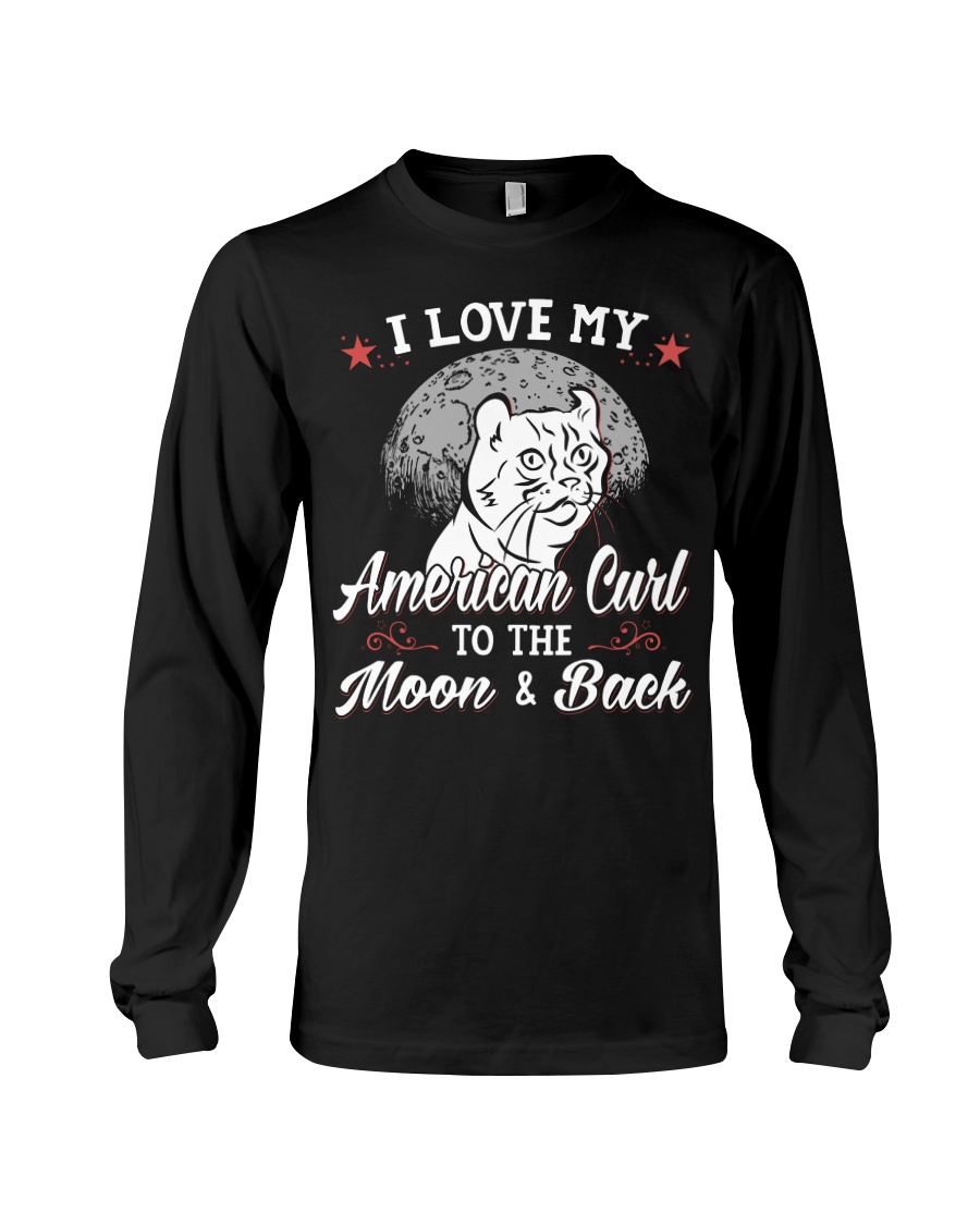 I Love My American Curl To The Moon And Back Hoodie - Image 3