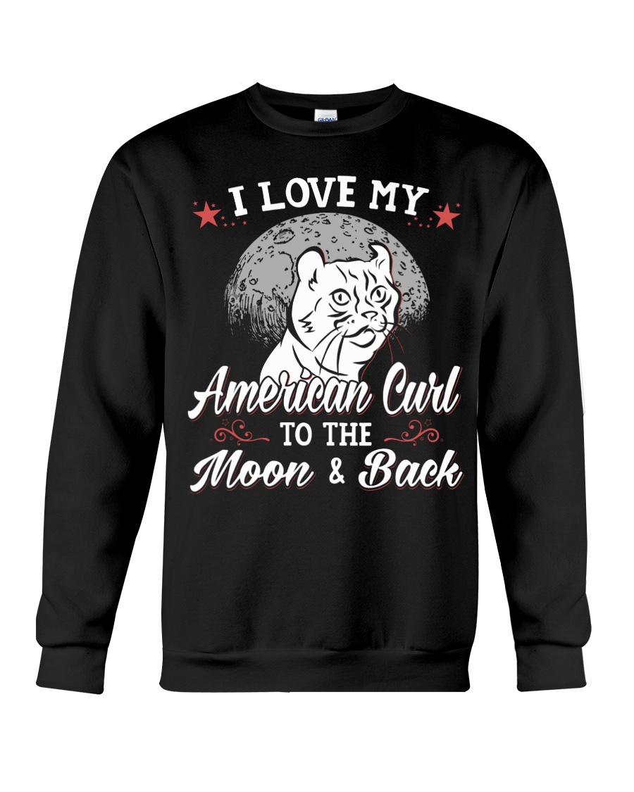 I Love My American Curl To The Moon And Back Hoodie - Image 4