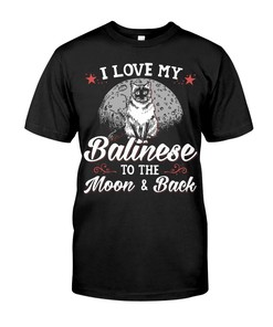 I Love My Balinese To The Moon And Back Hoodie