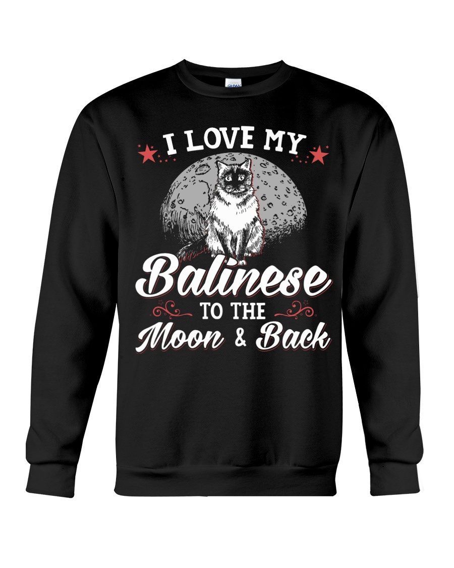 I Love My Balinese To The Moon And Back Hoodie - Image 4