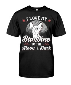 I Love My Bambino To The Moon And Back T-Shirt