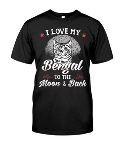 I Love My Bengal To The Moon And Back Sweatshirt