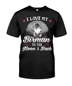 I Love My Birman To The Moon And Back Hoodie