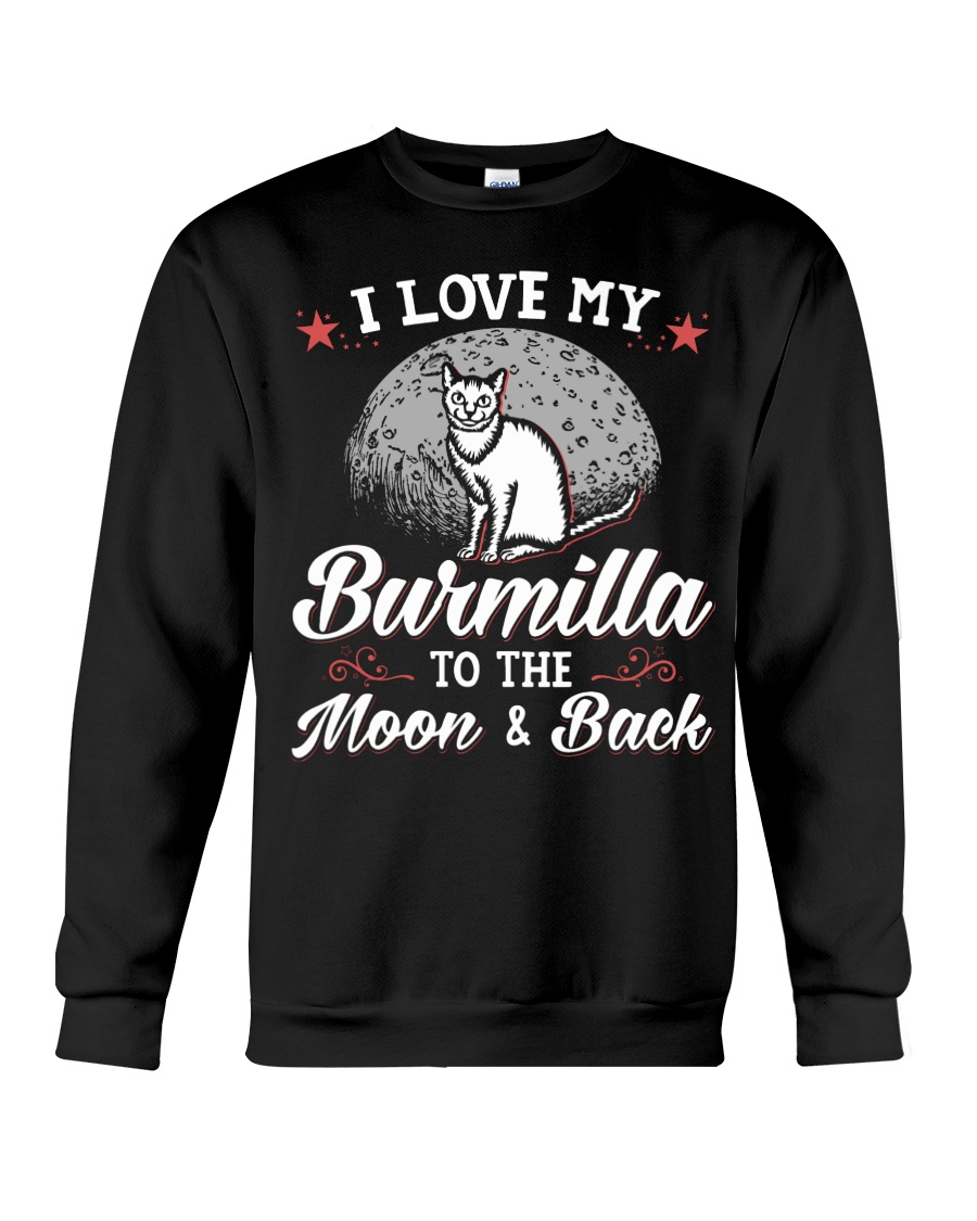 I Love My Burmilla To The Moon And Back Hoodie - Image 4