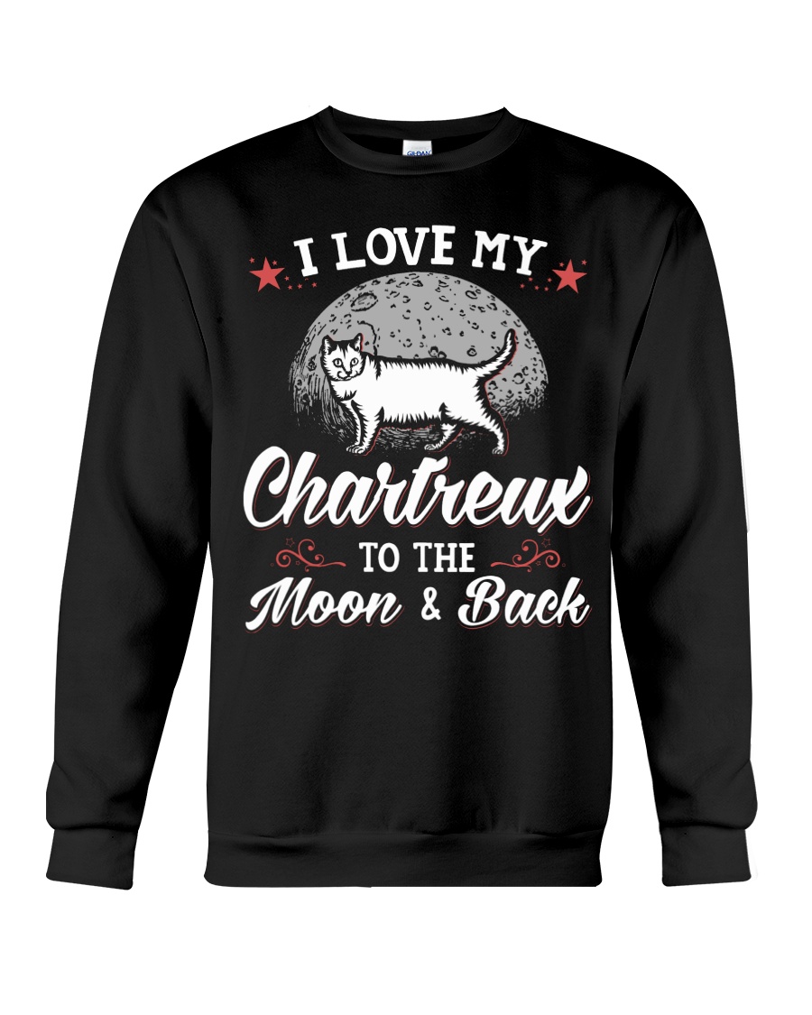 I Love My Chartreux To The Moon And Back T-Shirt - Image 4