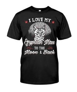 I Love My Egyptian Mau To The Moon And Back Sweatshirt