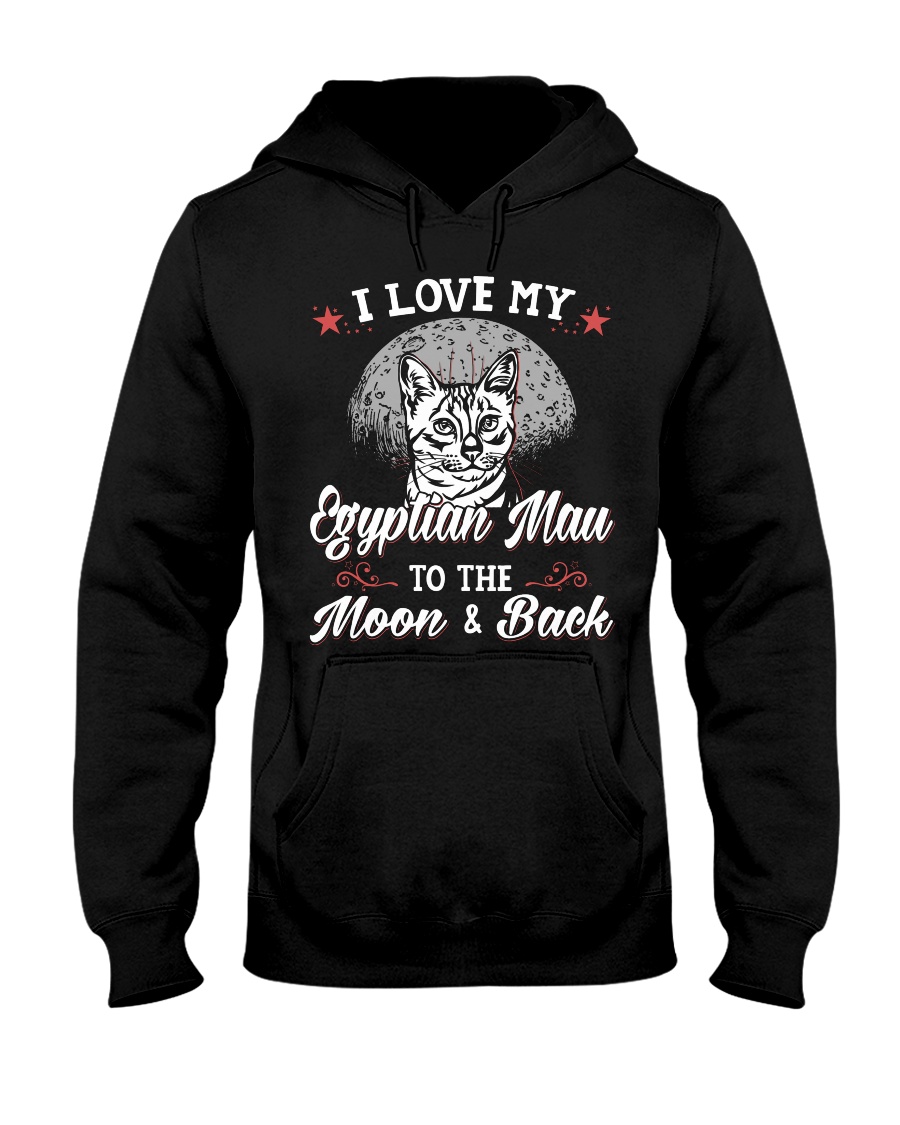I Love My Egyptian Mau To The Moon And Back Sweatshirt - Image 2