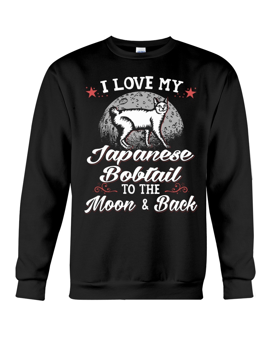 I Love My Japanese Bobtail To The Moon And Back T-Shirt - Image 4