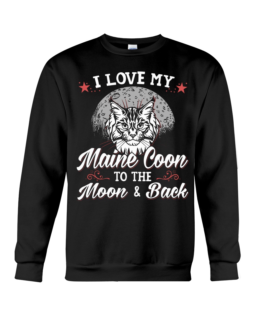 I Love My Maine Coon To The Moon And Back T-Shirt - Image 4