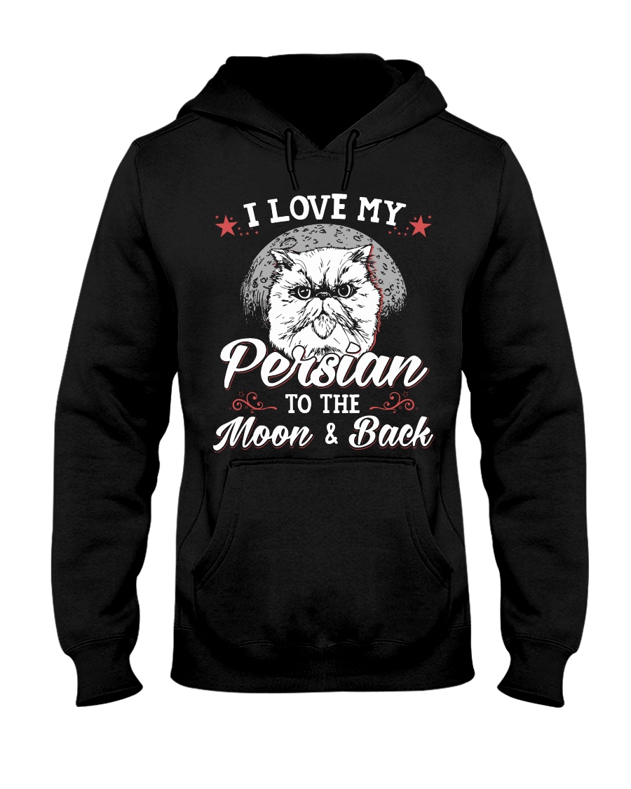 I Love My Persian To The Moon And Back Hoodie - Image 2