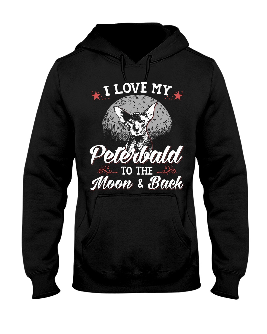 I Love My Peterbald To The Moon And Back T-Shirt - Image 2