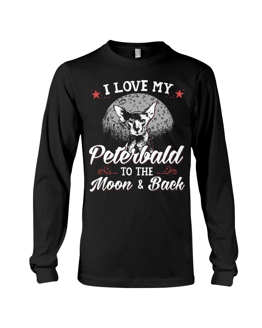I Love My Peterbald To The Moon And Back T-Shirt - Image 3