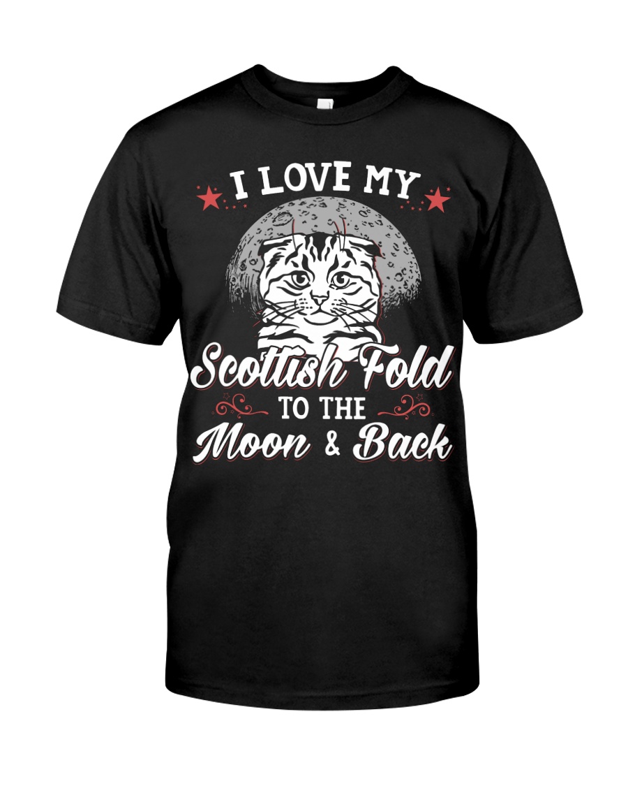 I Love My Scottish Fold To The Moon And Back Sweatshirt