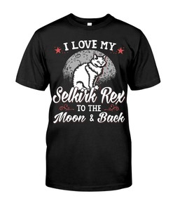 I Love My Selkirk Rex To The Moon And Back Hoodie