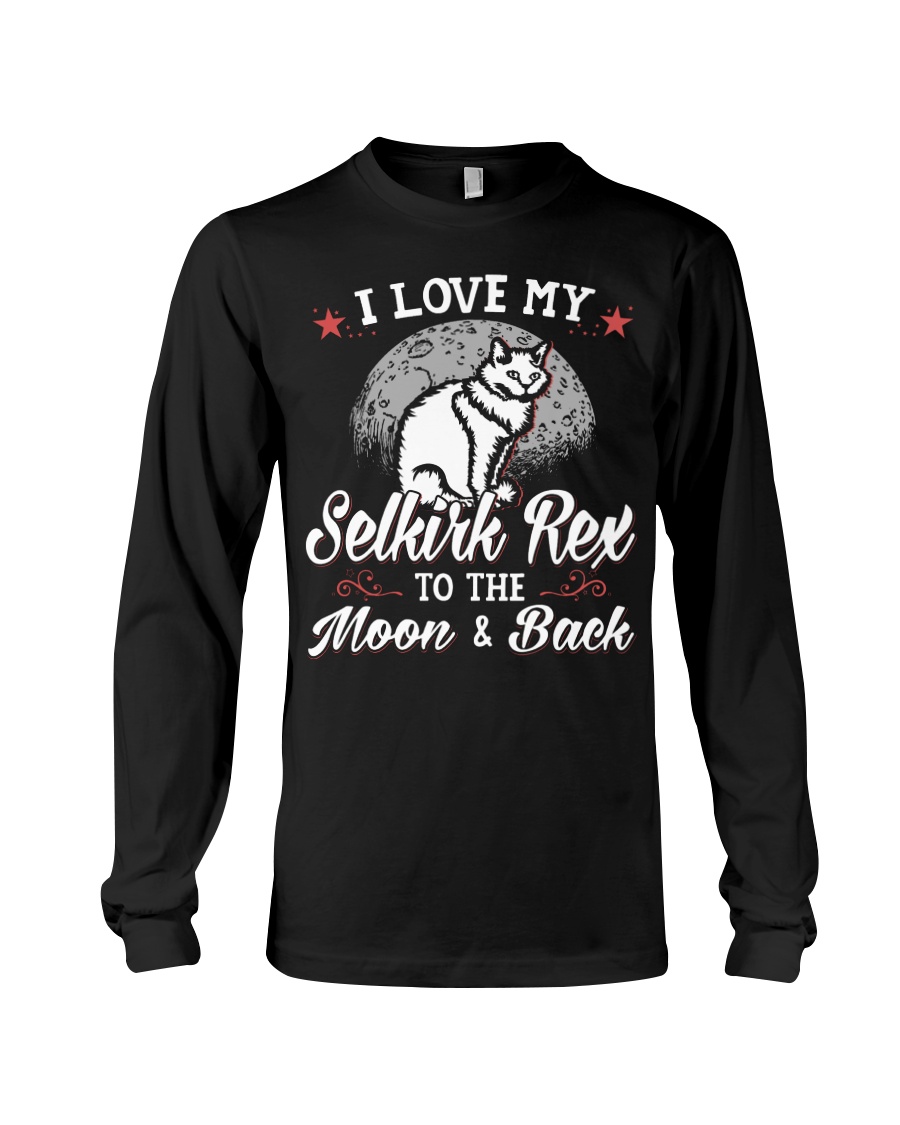 I Love My Selkirk Rex To The Moon And Back Hoodie - Image 3