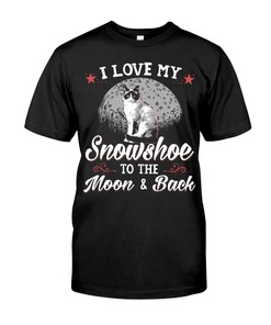 I Love My Snowshoe To The Moon And Back Crewneck Sweatshirt