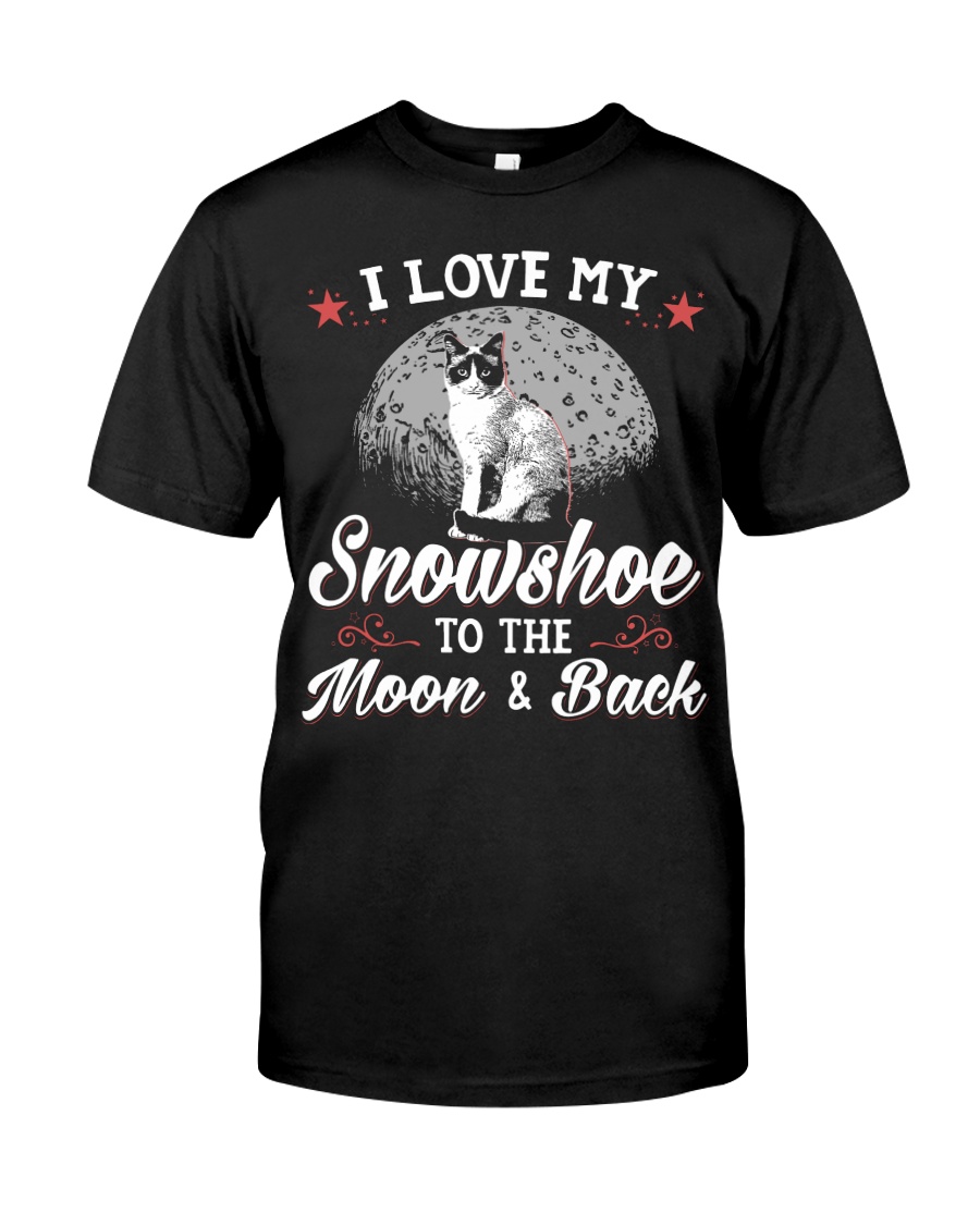 I Love My Snowshoe To The Moon And Back Crewneck Sweatshirt