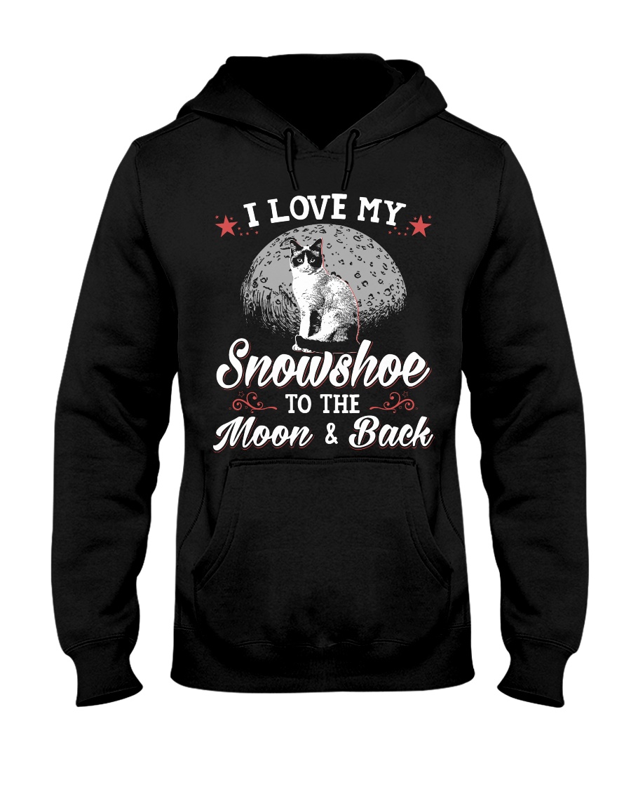 I Love My Snowshoe To The Moon And Back Crewneck Sweatshirt - Image 2