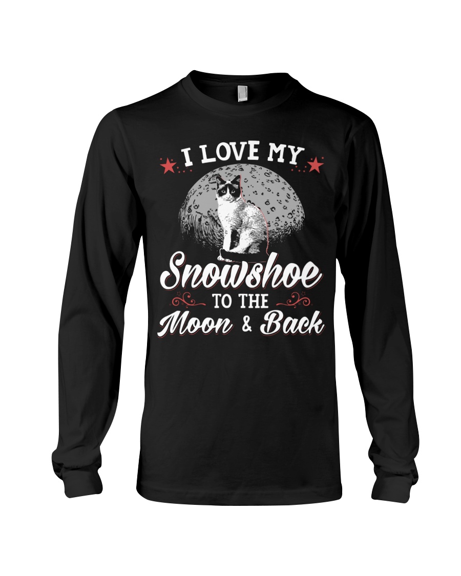 I Love My Snowshoe To The Moon And Back Crewneck Sweatshirt - Image 3
