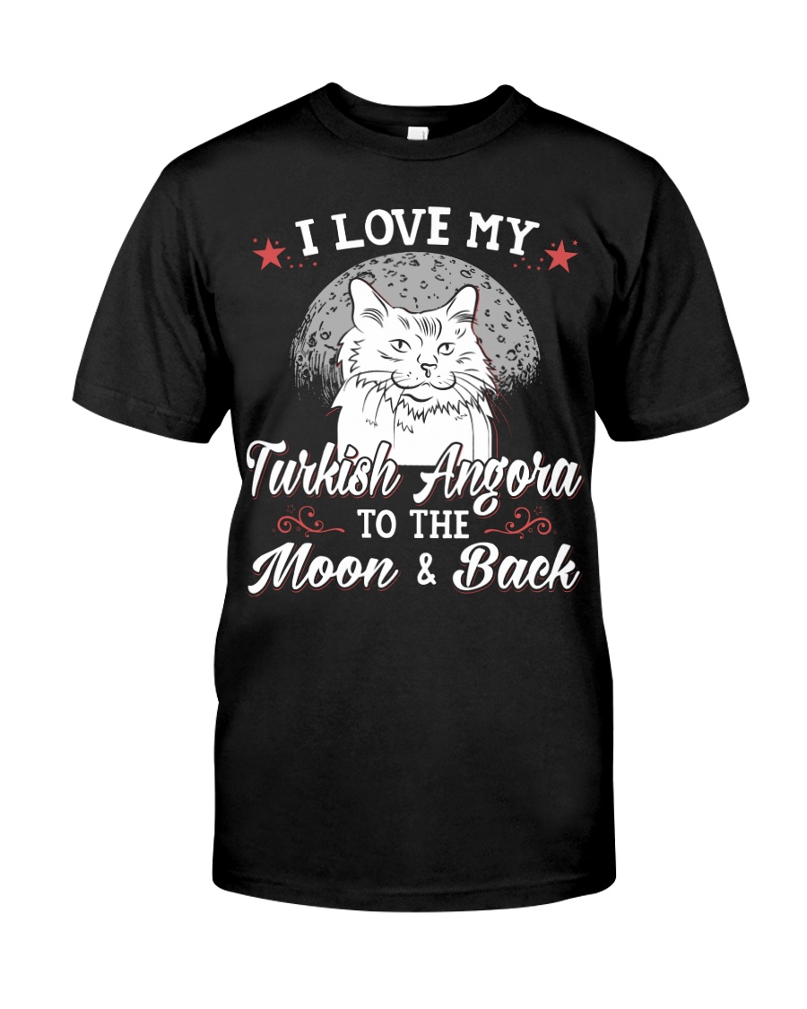 I Love My Turkish Angora To The Moon And Back Hoodie
