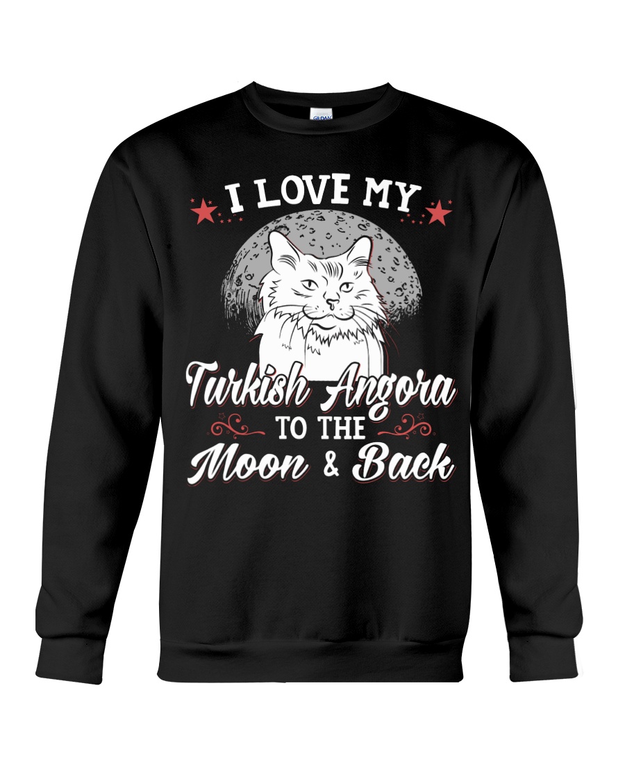 I Love My Turkish Angora To The Moon And Back Hoodie - Image 4