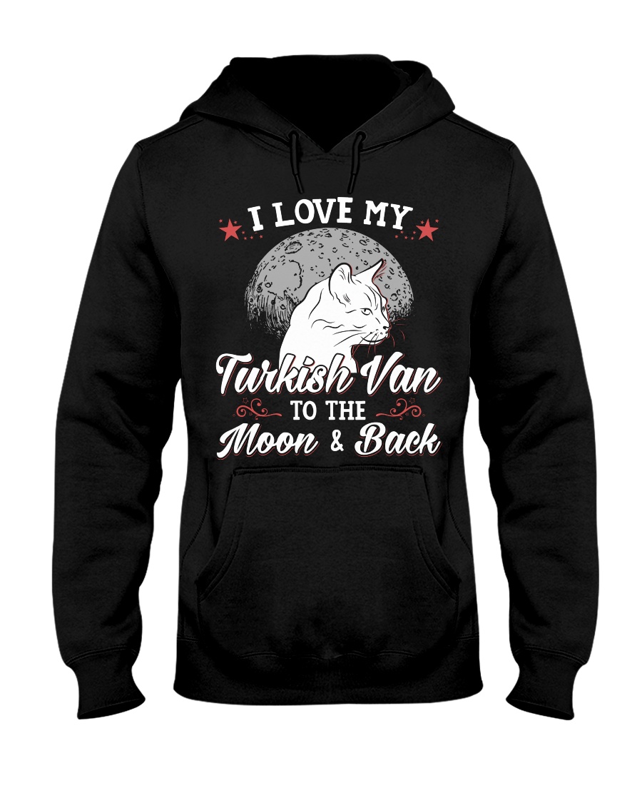 I Love My Turkish Van To The Moon And Back T-Shirt - Image 2