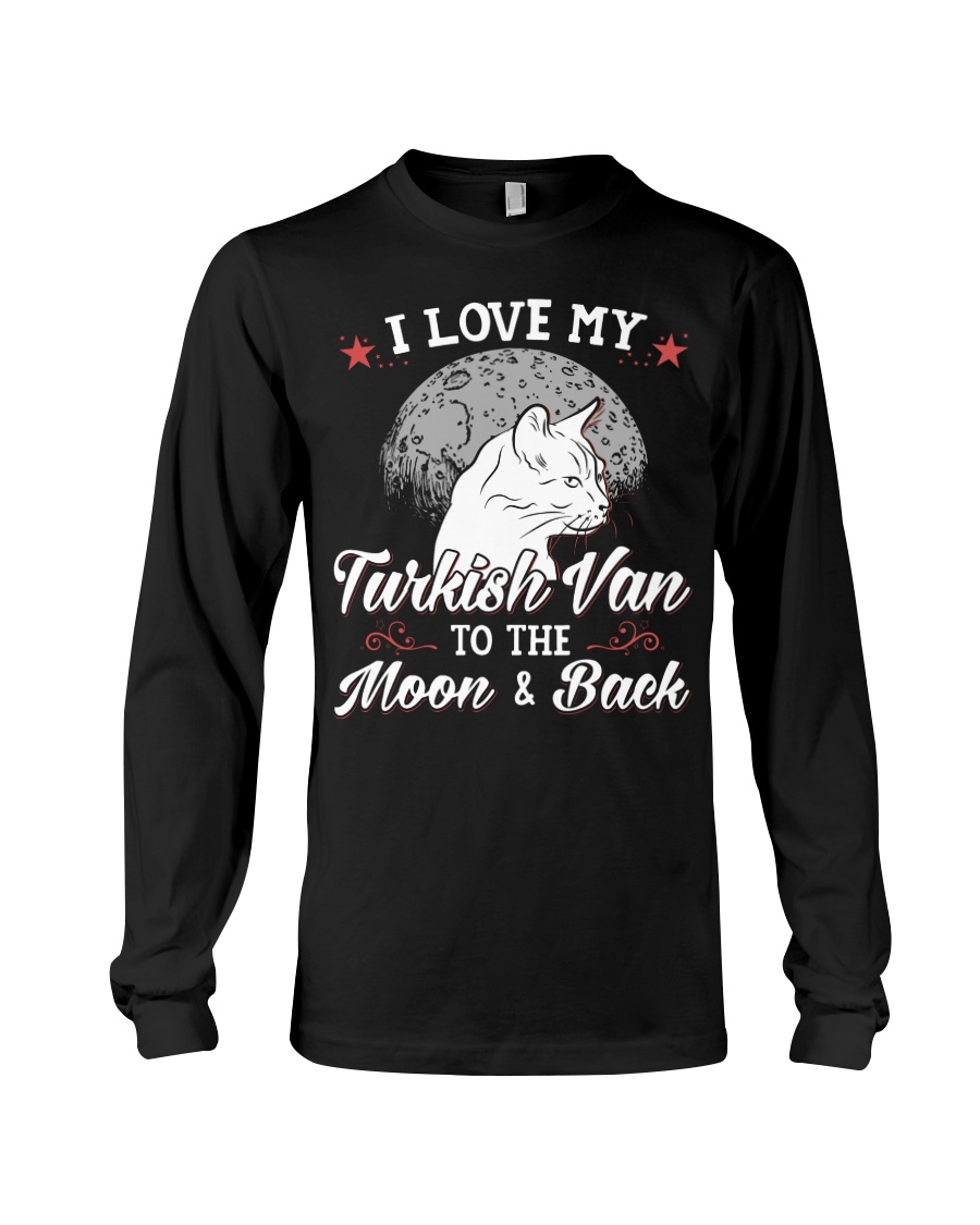 I Love My Turkish Van To The Moon And Back T-Shirt - Image 3