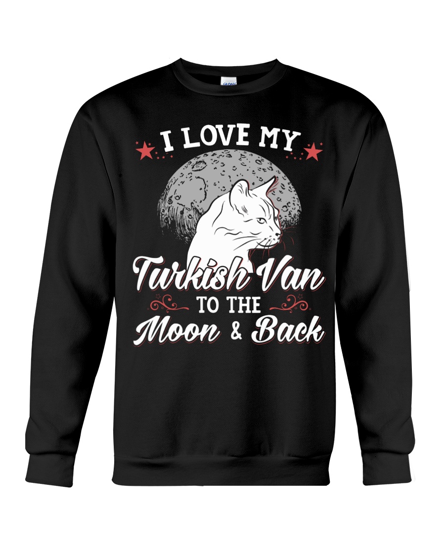 I Love My Turkish Van To The Moon And Back T-Shirt - Image 4