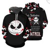I am a Jack Skellington Girl 3D Hoodie with All Over Print Design