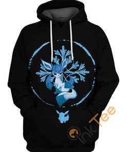 Ice Glaceon Pokemon - 3D All Over Print Hoodie