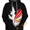Ichigo Hollow Bleach Monster 3D Hoodie