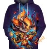 Ifrit Final Fantasy Fire Demon 3D Hoodie