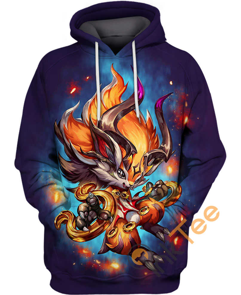 Ifrit Final Fantasy Fire Demon 3D Hoodie