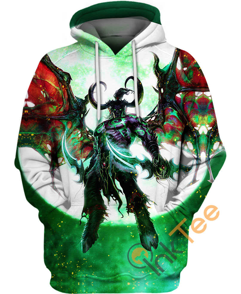Illidan Stormrage Warcraft Legendary 3D Hoodie